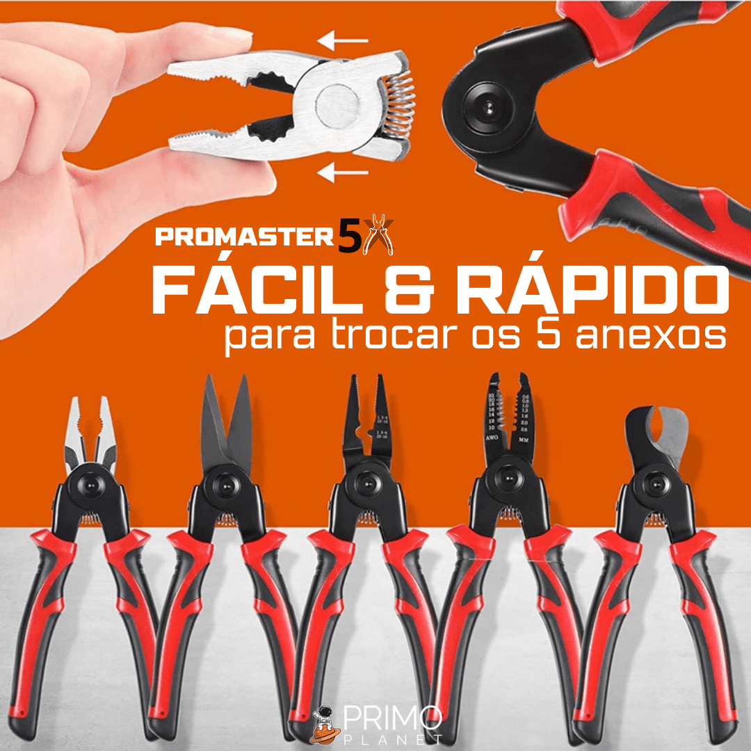 ProMaster 5X - O  Único Alicate Que Você Precisará na Vida