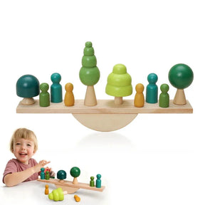 Brinquedo Infantil Floresta em Bloco Colorido Lenogue