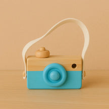 Brinquedo Infantil Madeira Montessori Câmera Lenogue